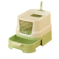 Enclosed Top-Entry Cat Litter Box with Scoop M836