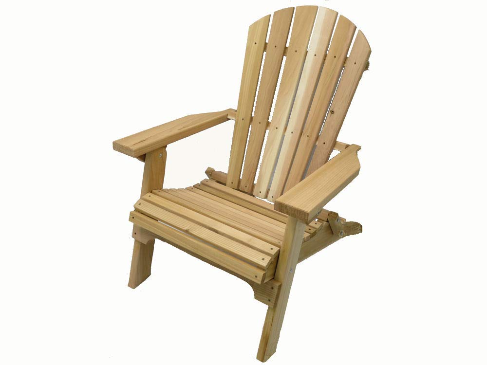 Folding Natural Cedar Adirondack Chair I194