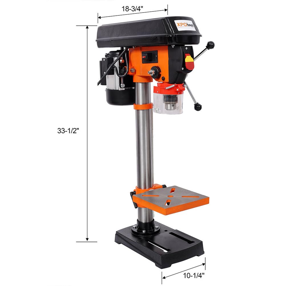 10-Inch Benchtop Drill Press with Laser N787