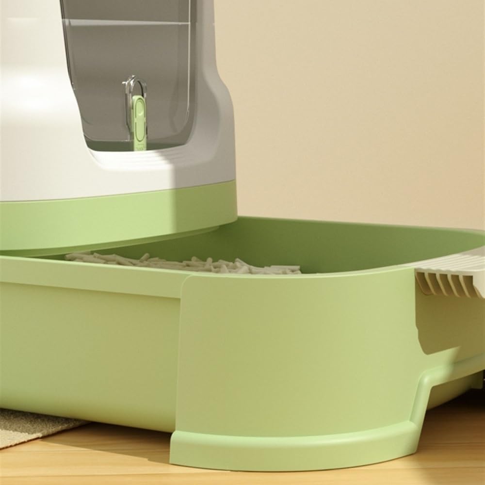 Enclosed Top-Entry Cat Litter Box with Scoop M836