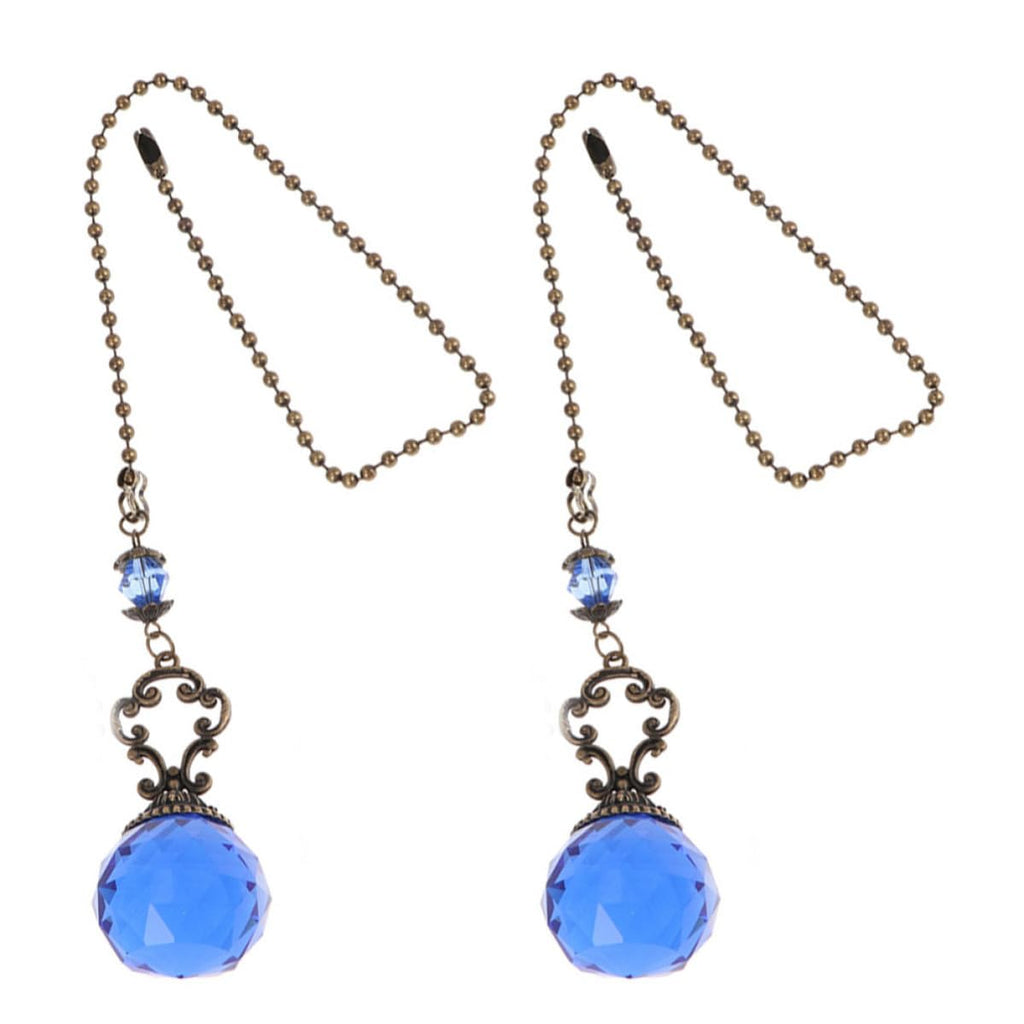 2pcs Crystal Ball Pull Chain Light Accessory O818322