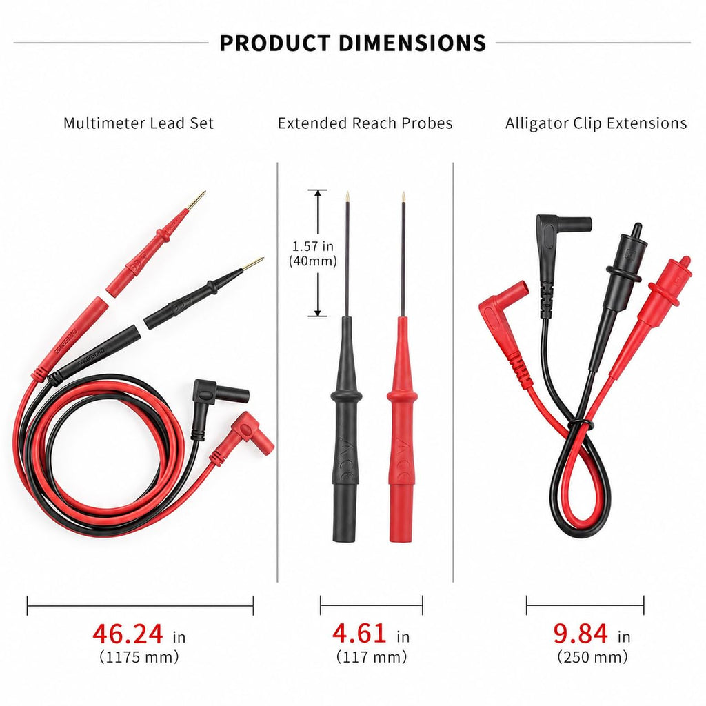 HVAC Silicone Test Lead Kit F199