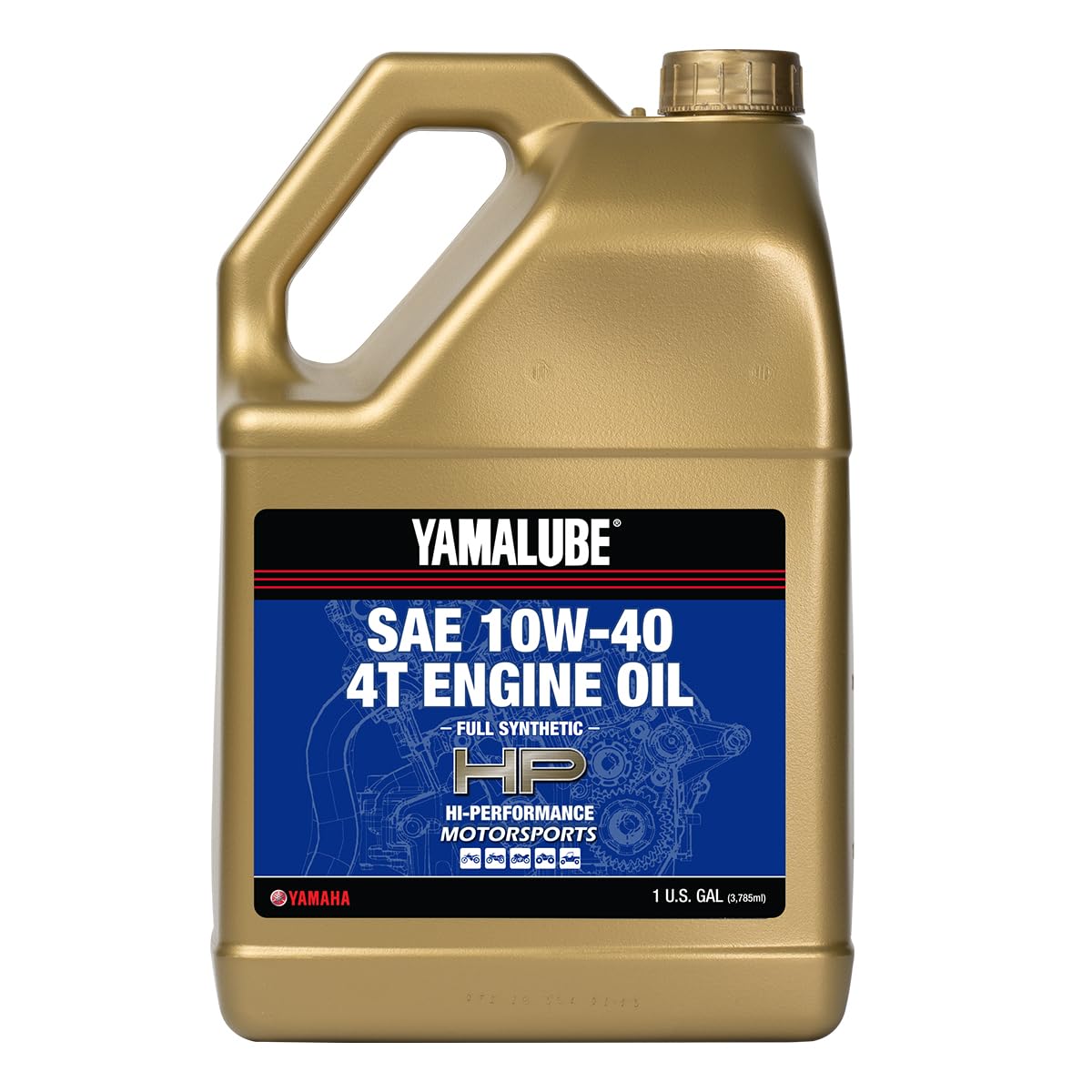 10W-40 4T Full Synthetic Engine Oil 1 Gallon X90196
