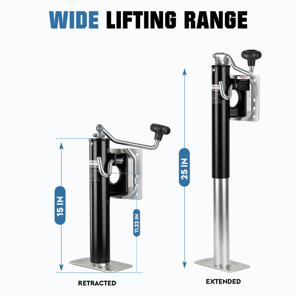 2000lb Swivel Trailer Jack with Handle B9127