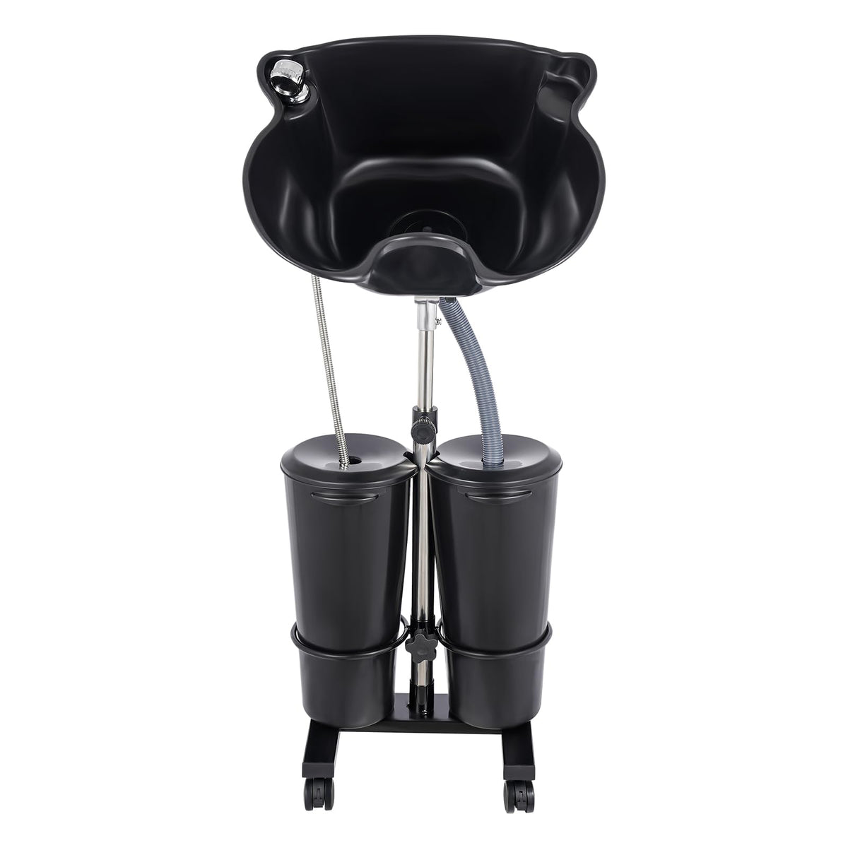 Portable Plastic Shampoo Bowl with Electric Pump and 2 Water Tanks M86962