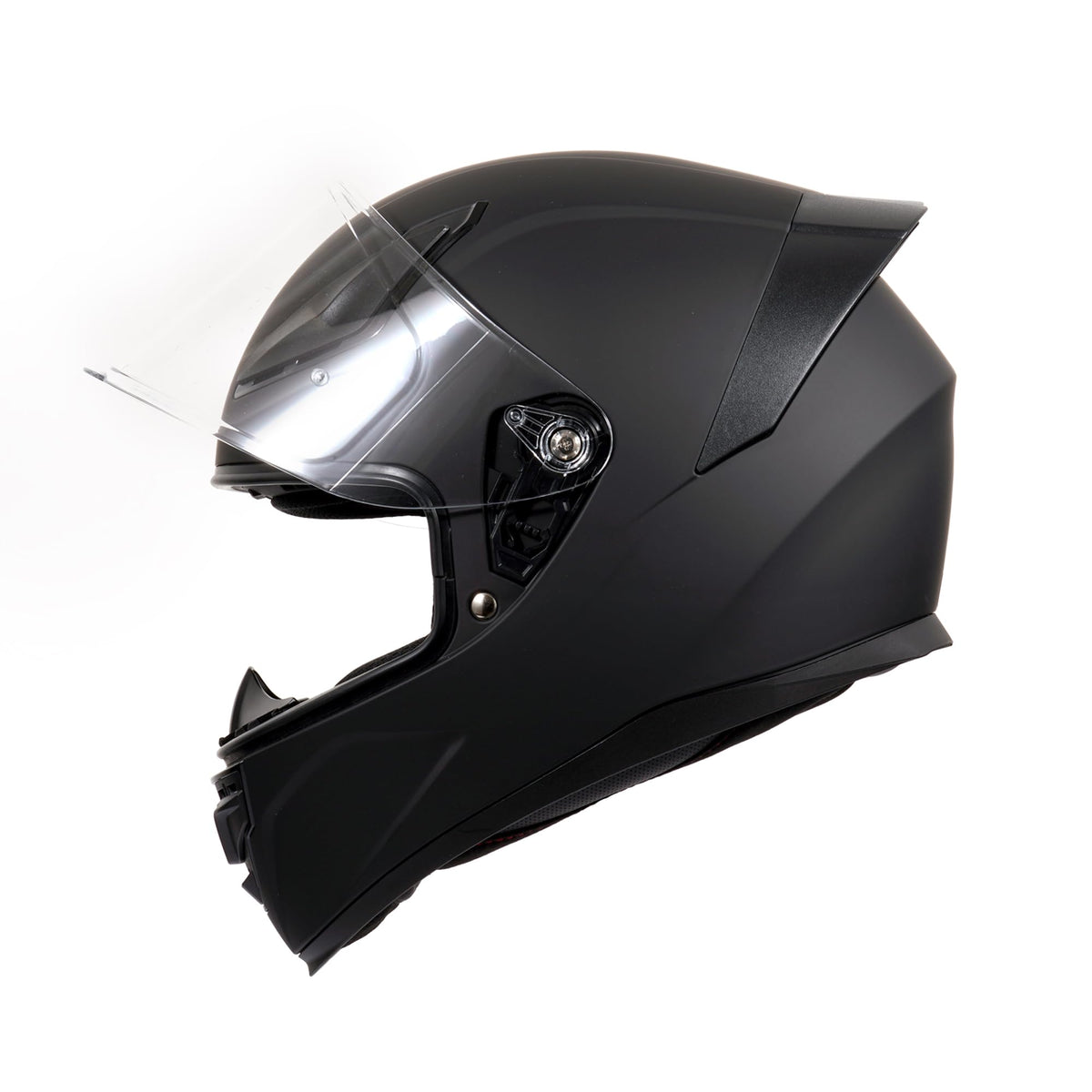 DOT Full Face Motorcycle Helmet Matte Black U35694