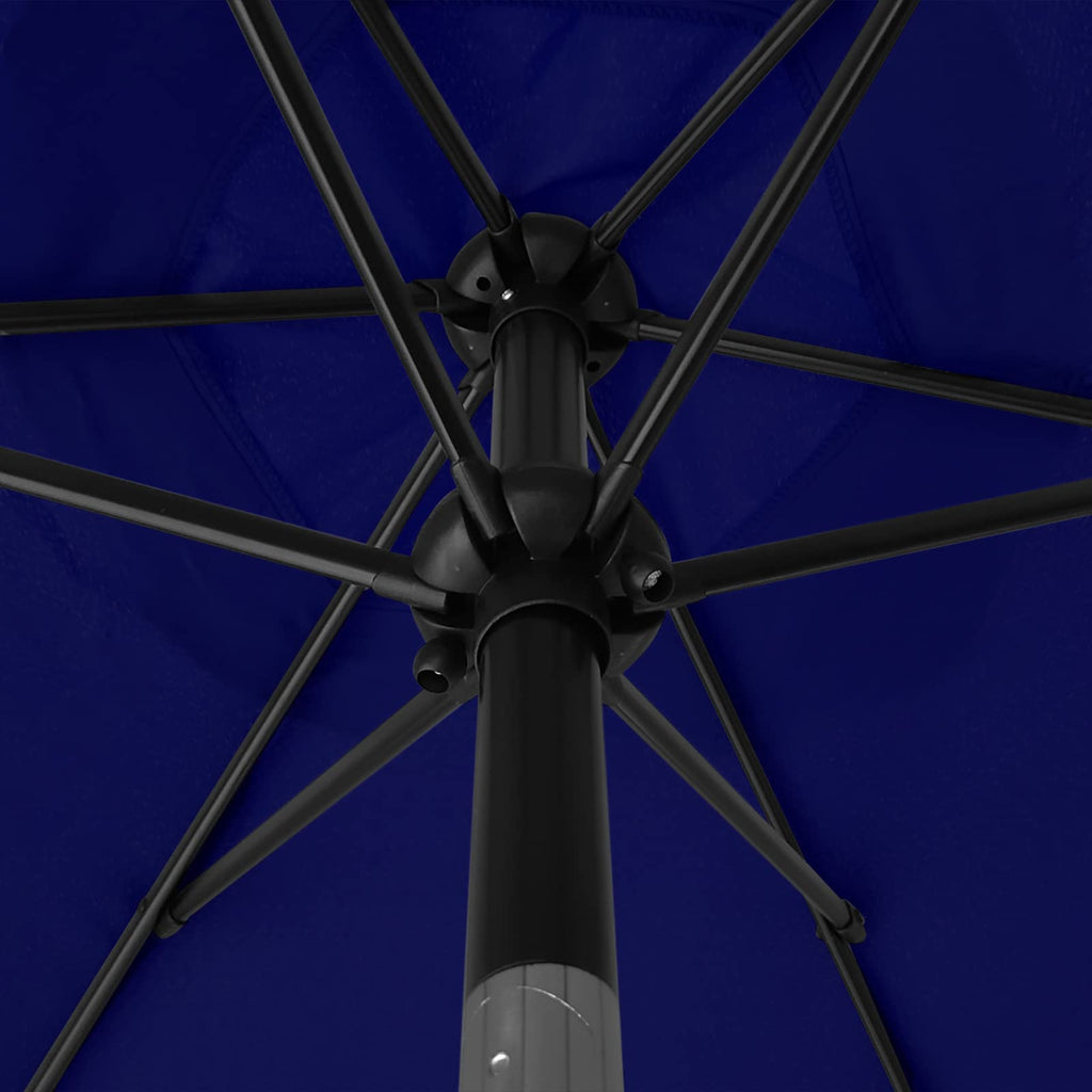 7.5' Tilt Crank Navy Blue Patio Umbrella P1457