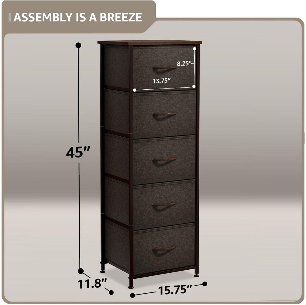 5 Drawer Nightstand D160385