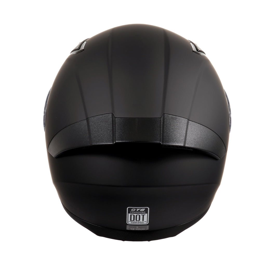 DOT Full Face Motorcycle Helmet Matte Black U35694