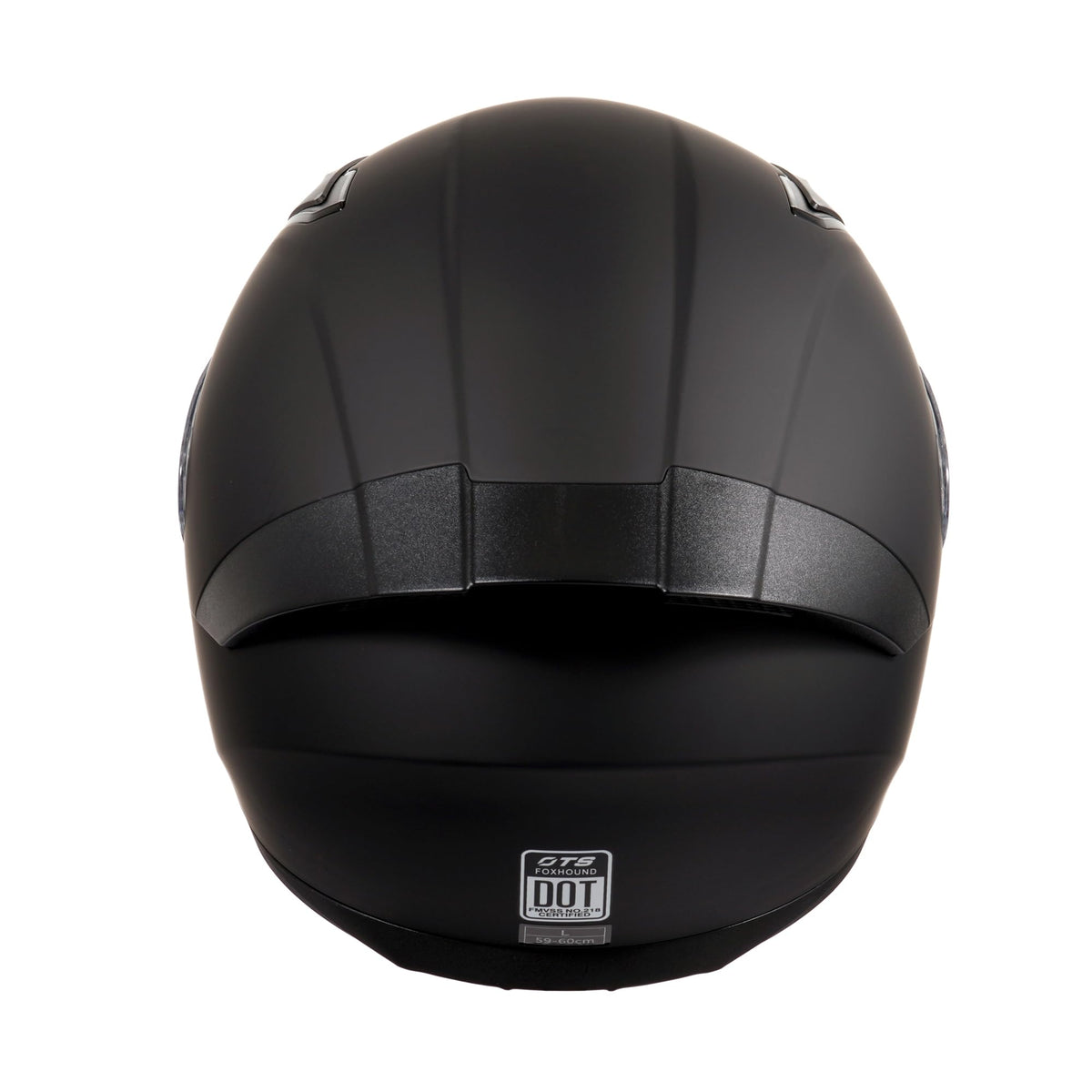 DOT Full Face Motorcycle Helmet Matte Black U35694