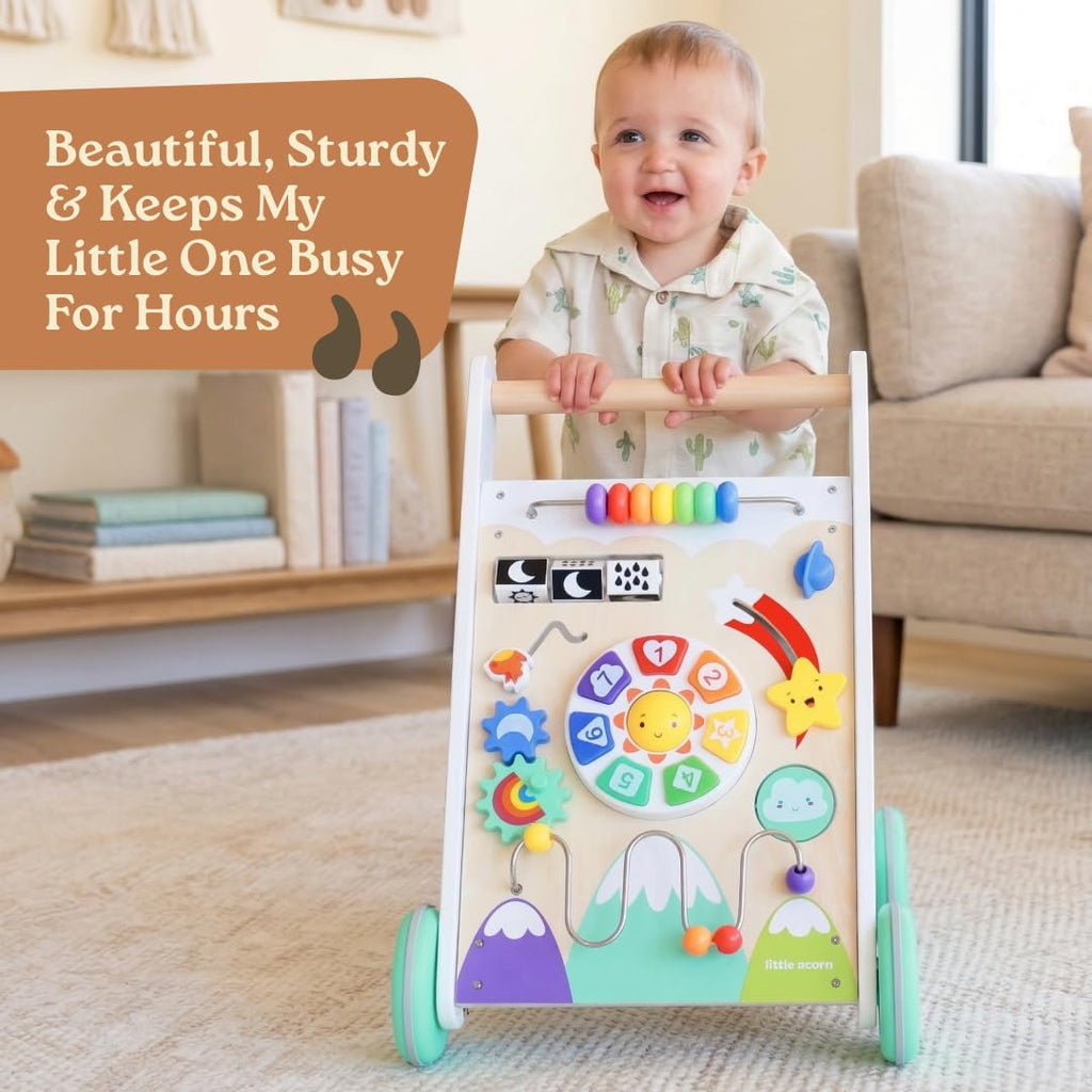 Wooden Baby Walker with Music & Lights B122387