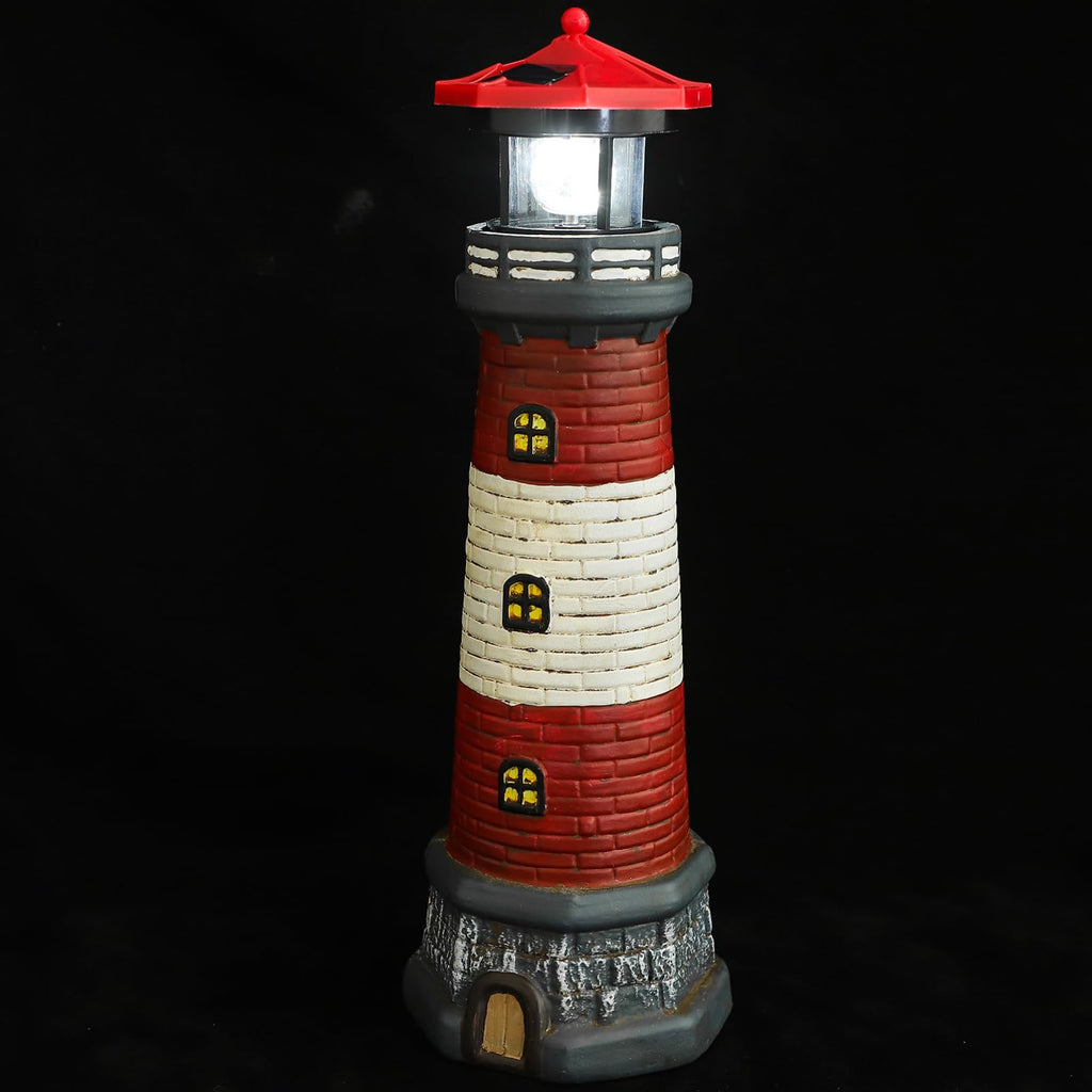 Solar Lighthouse Statue 14.76 Inch I550326