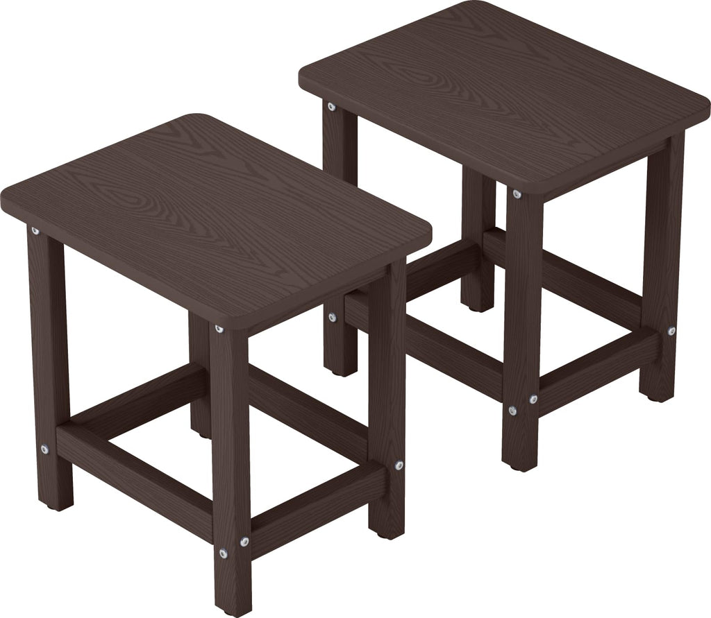 Set of 2 HDPE Outdoor Side Table K9268