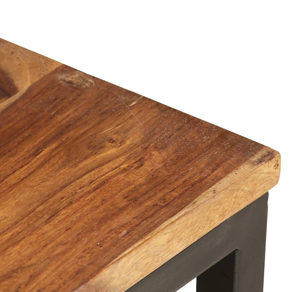 Solid Sheesham Wood Nesting Coffee Table Set Y3370