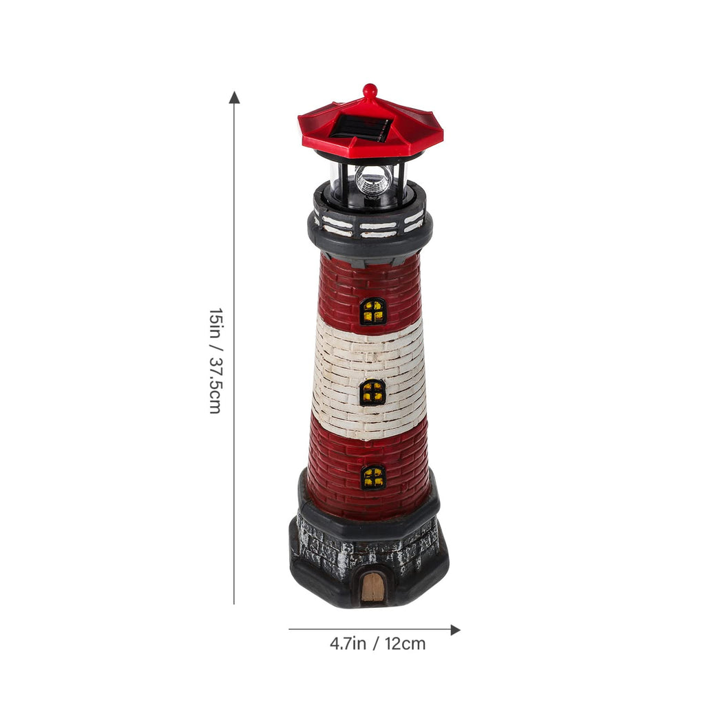 Solar Lighthouse Statue 14.76 Inch I550326