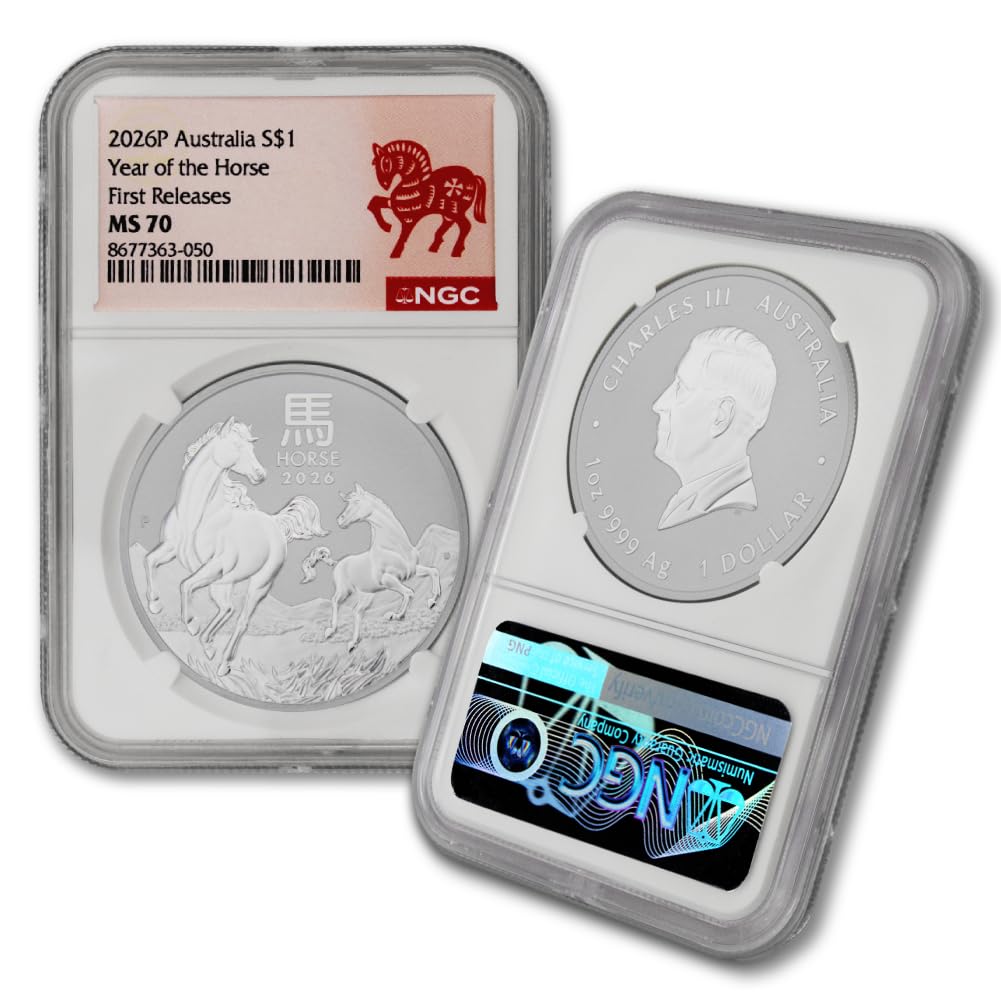 1 oz Australian Silver Lunar Year of the Horse Coin B263