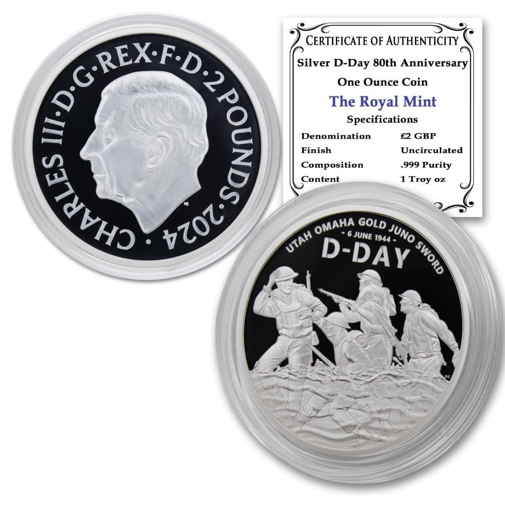 1 oz Silver D-Day 80th Anniversary Coin L422