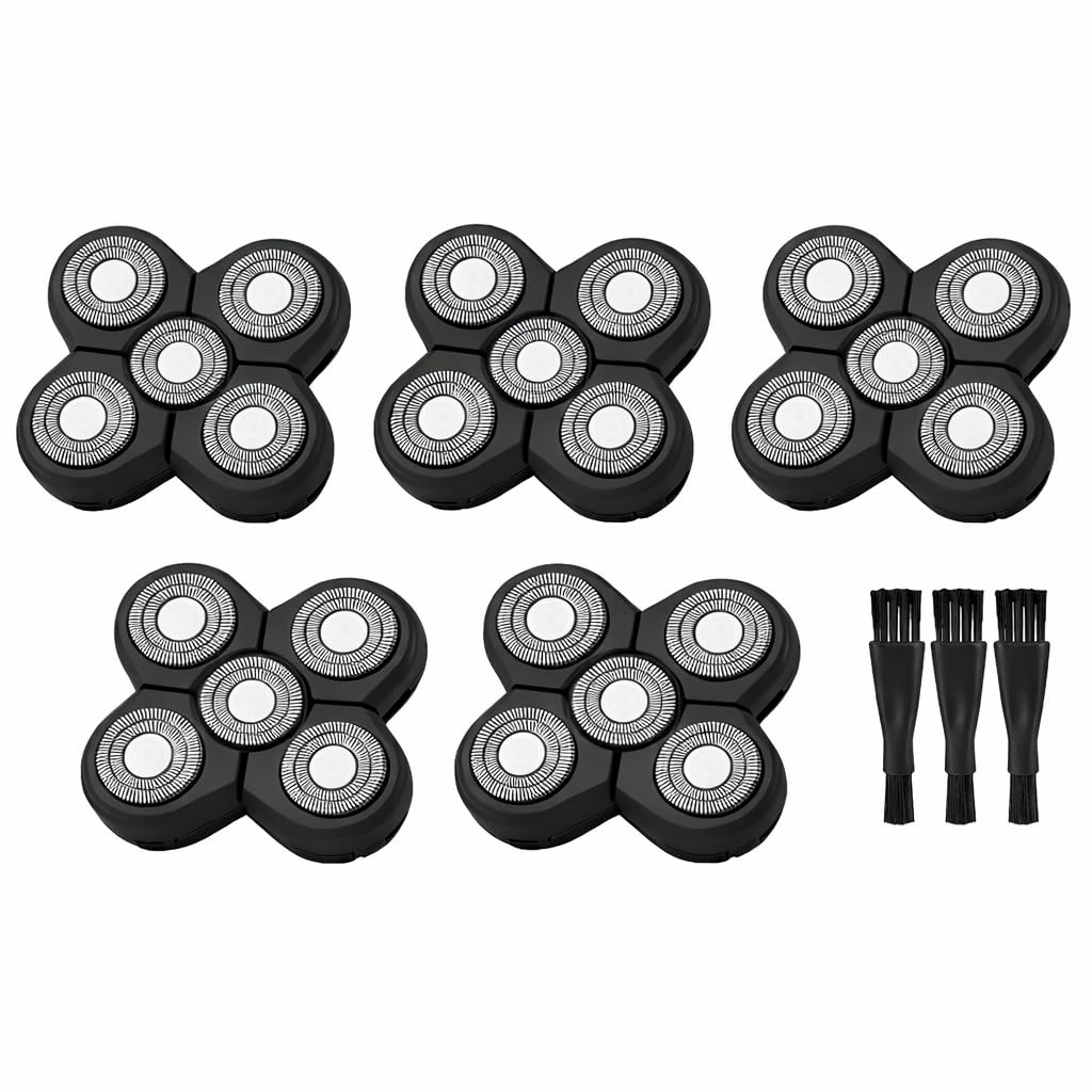 5 Pack Replacement Blades for Electric Head Shavers O694