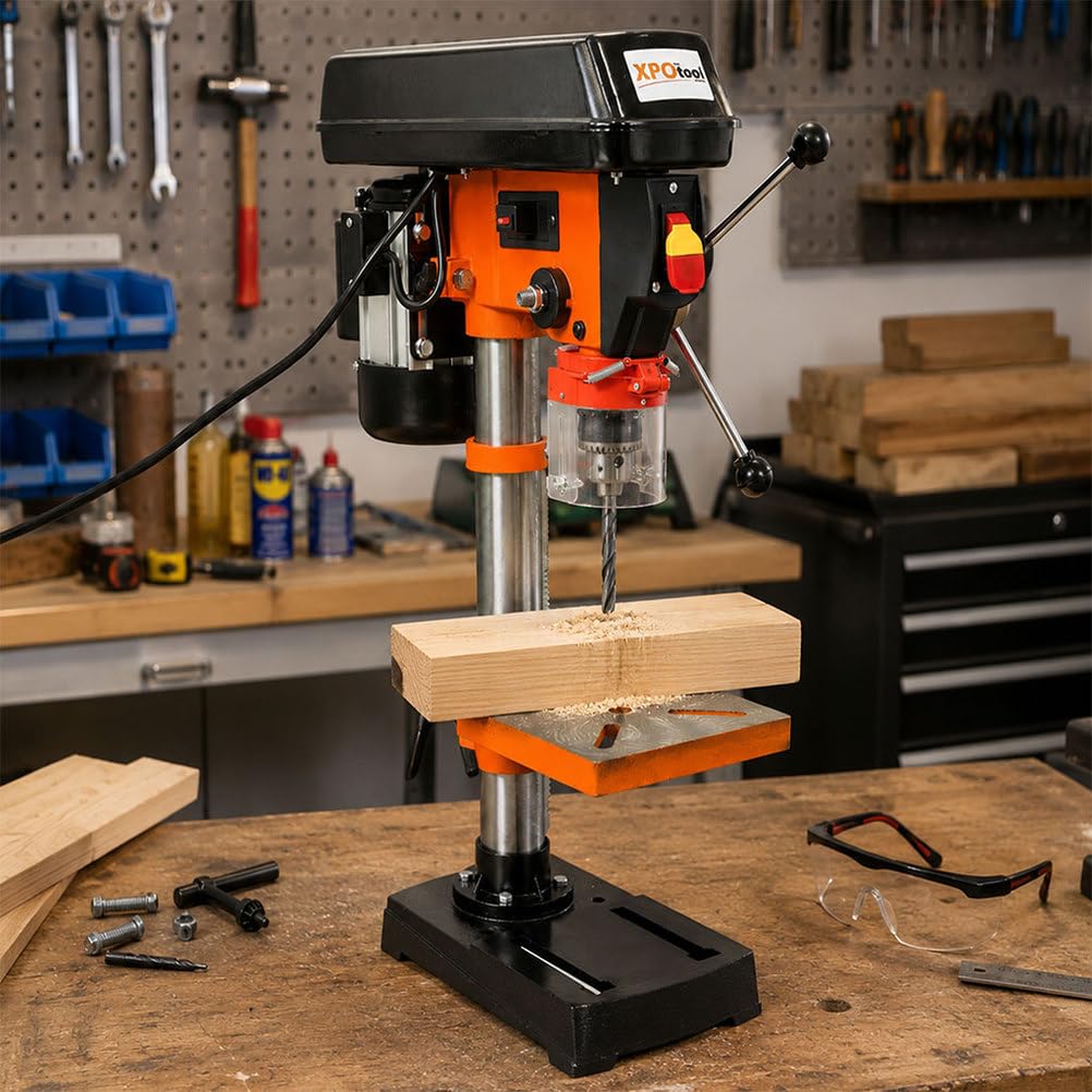 10-Inch Benchtop Drill Press with Laser N787