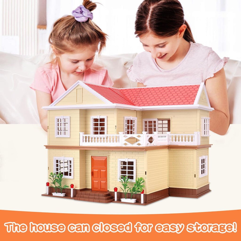 Cozy Cabin Doll House Playset Q135