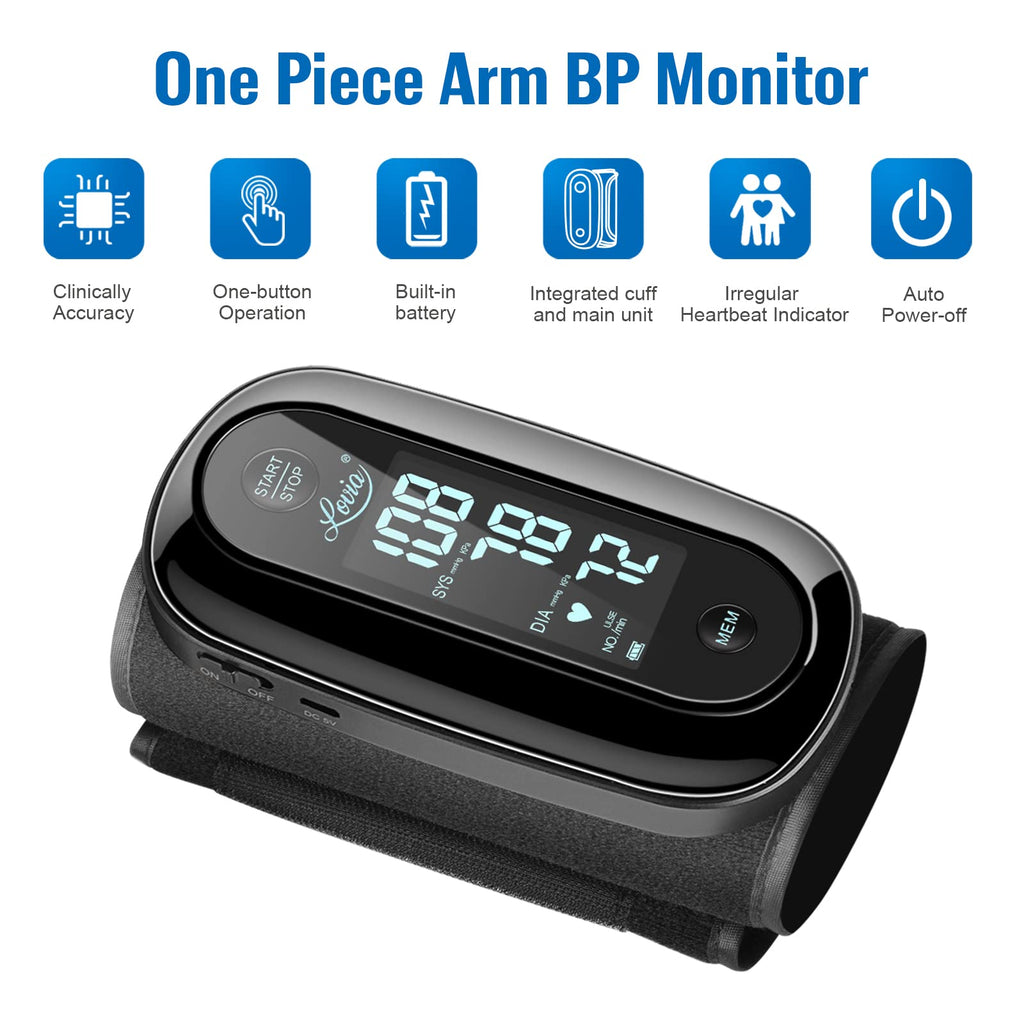 Upper Arm Blood Pressure Monitor with 9-14 Inch Cuff V6411