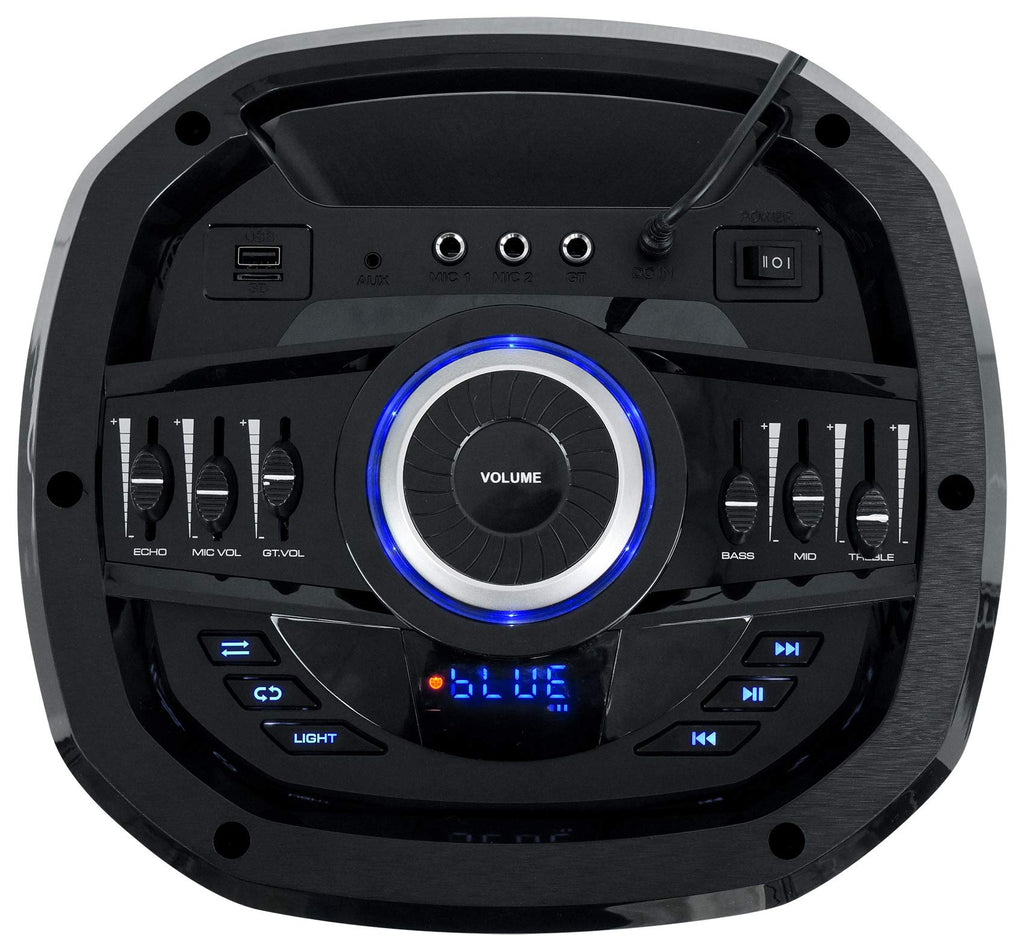 Dual 10" Wireless LED Bluetooth Speaker 2-Pack I4847