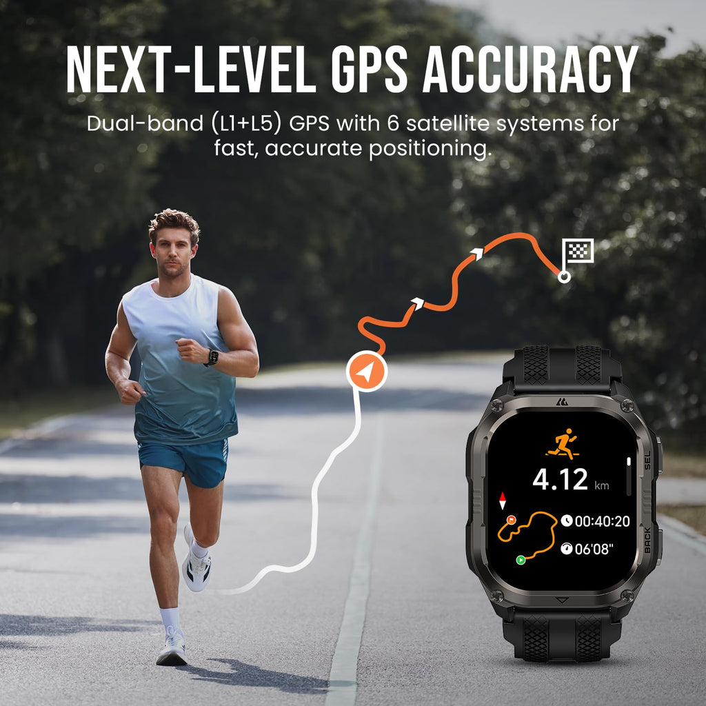 Smart Watch with GPS, Waterproof, 15-Day Battery J890