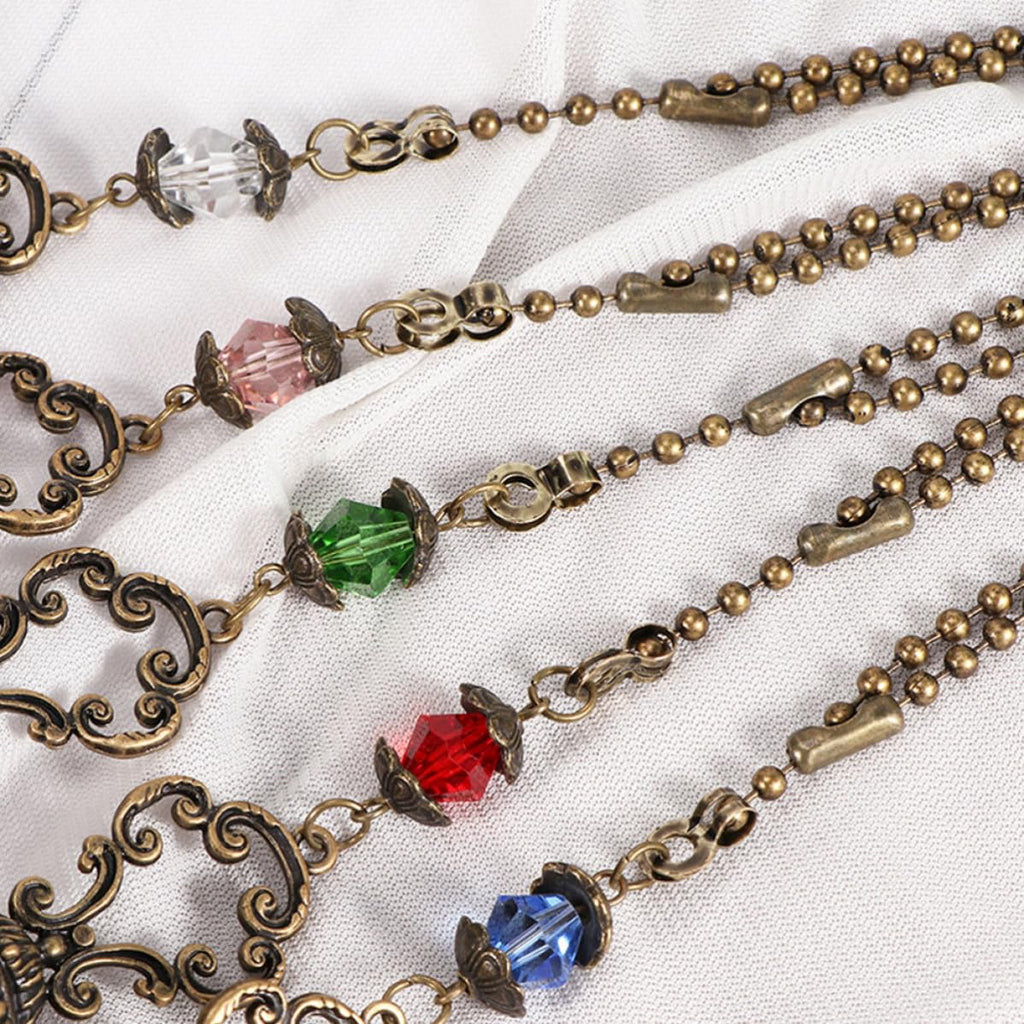 2pcs Crystal Ball Pull Chain Light Accessory O818322