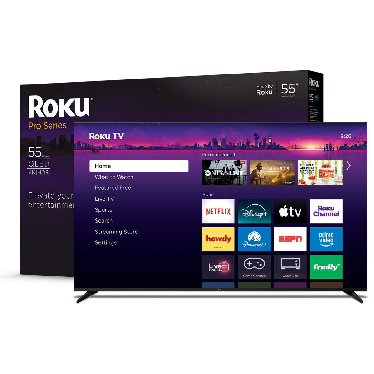 55-Inch 4K QLED Smart TV N8266