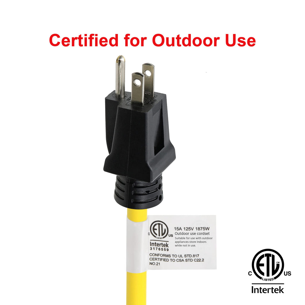 50 ft 12/3 SJTW Heavy Duty Outdoor Extension Cord G4297