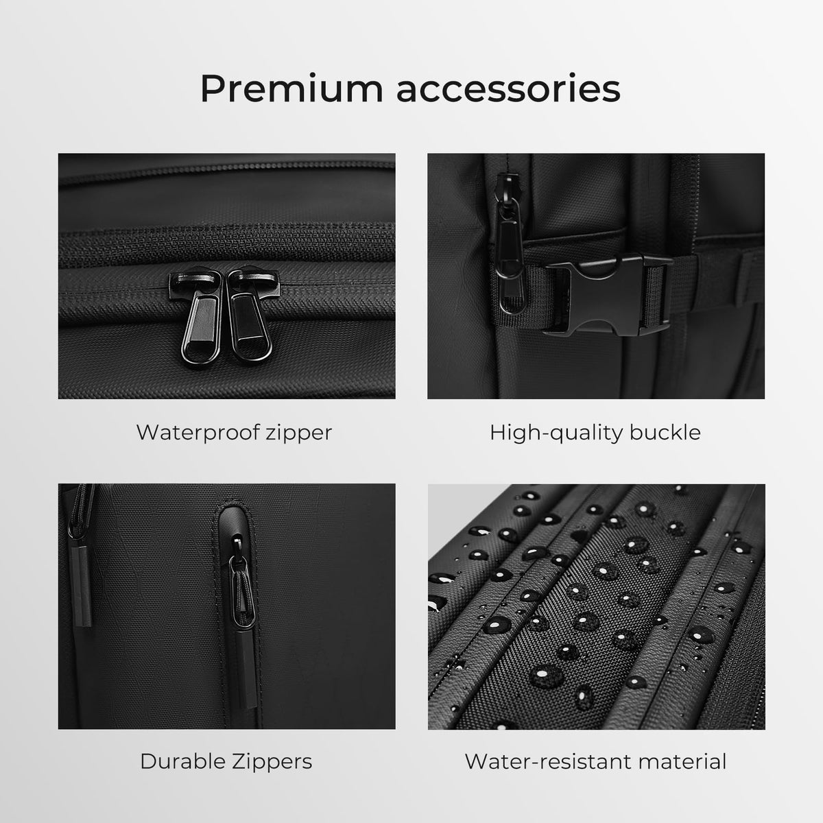 Rolling Backpack Travel with Lock USB C Port F6027