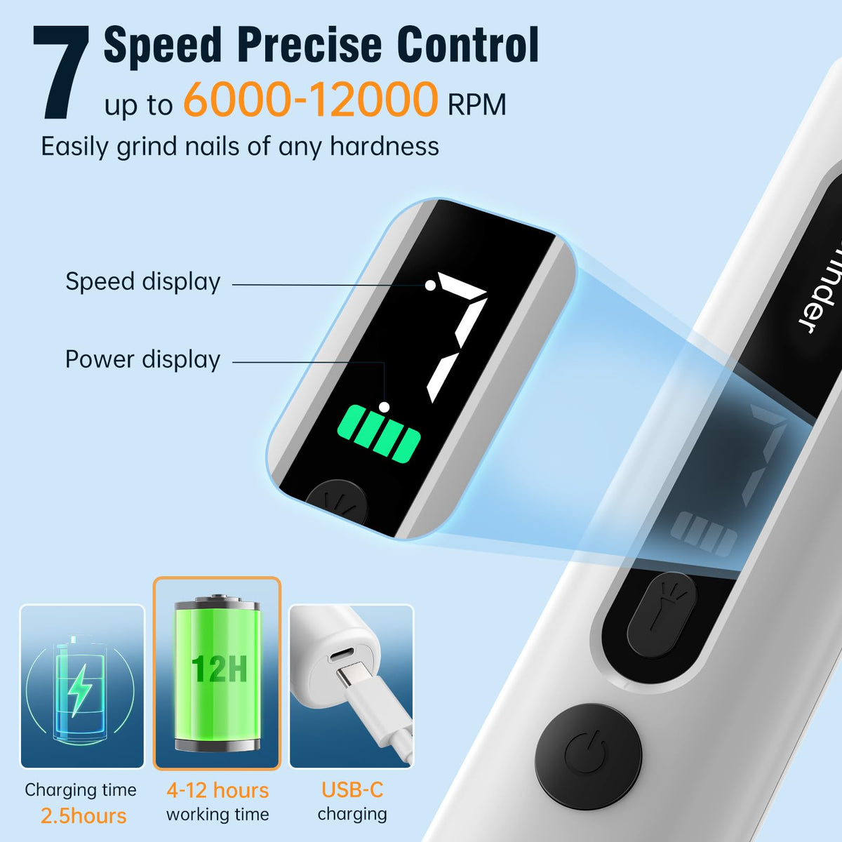 Electric Dog Nail Grinder A360