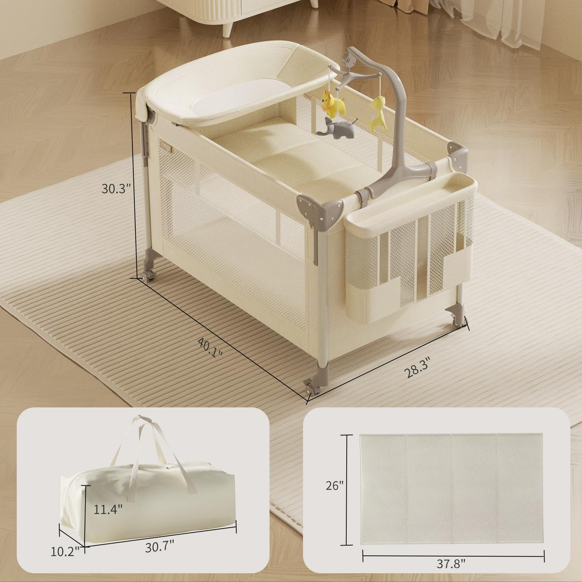 4-in-1 Pack and Play with Bassinet P247244