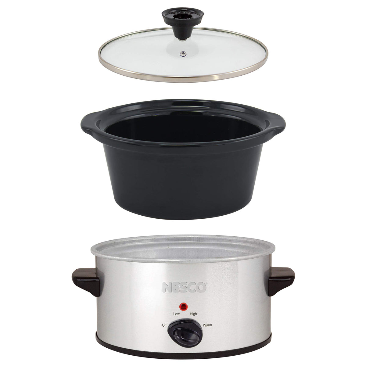 1.5 Quart Silver Slow Cooker O852065