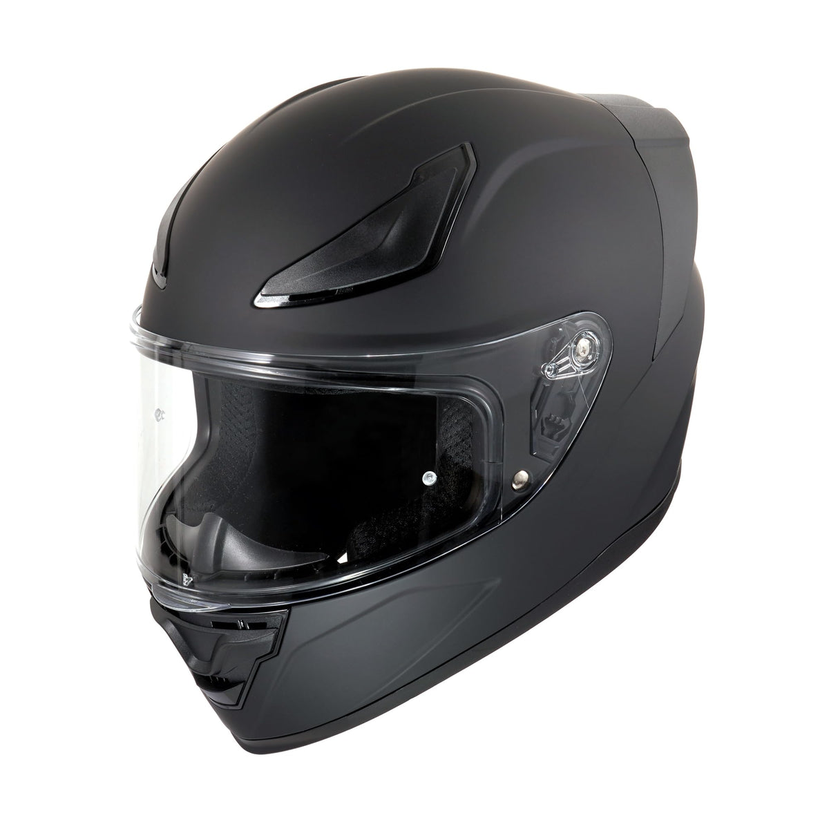DOT Full Face Motorcycle Helmet Matte Black U35694