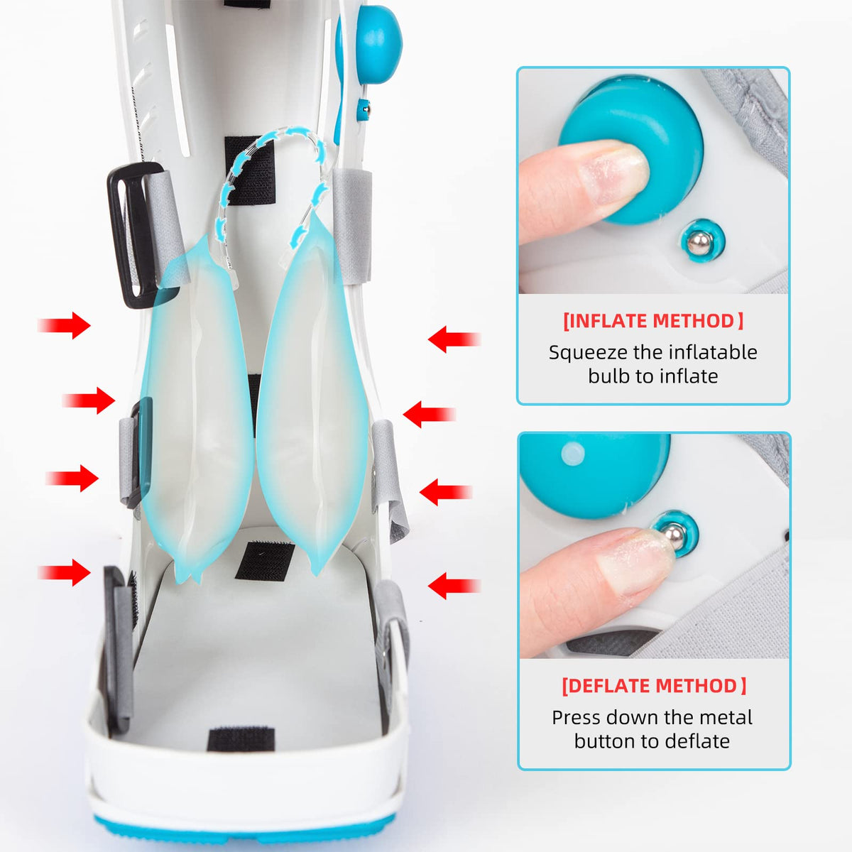 Inflatable Tall Walking Boot L150