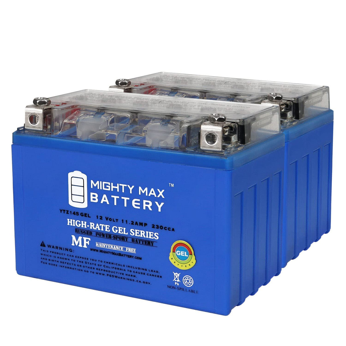 12V 11.2AH Replacement Battery 2 Pack Z22288