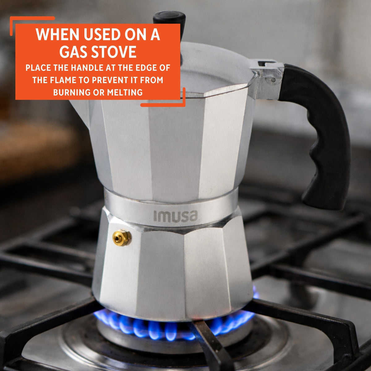 Aluminum Stovetop 6-cup Espresso Maker F715