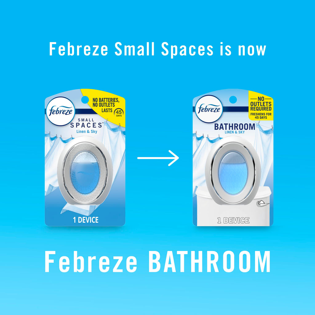 Bathroom Air Freshener Linen & Sky Scent 4 Count E349