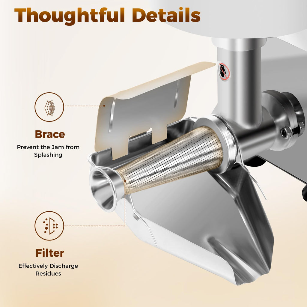 110v 450w Stainless Steel Electric Tomato Strainer R3672