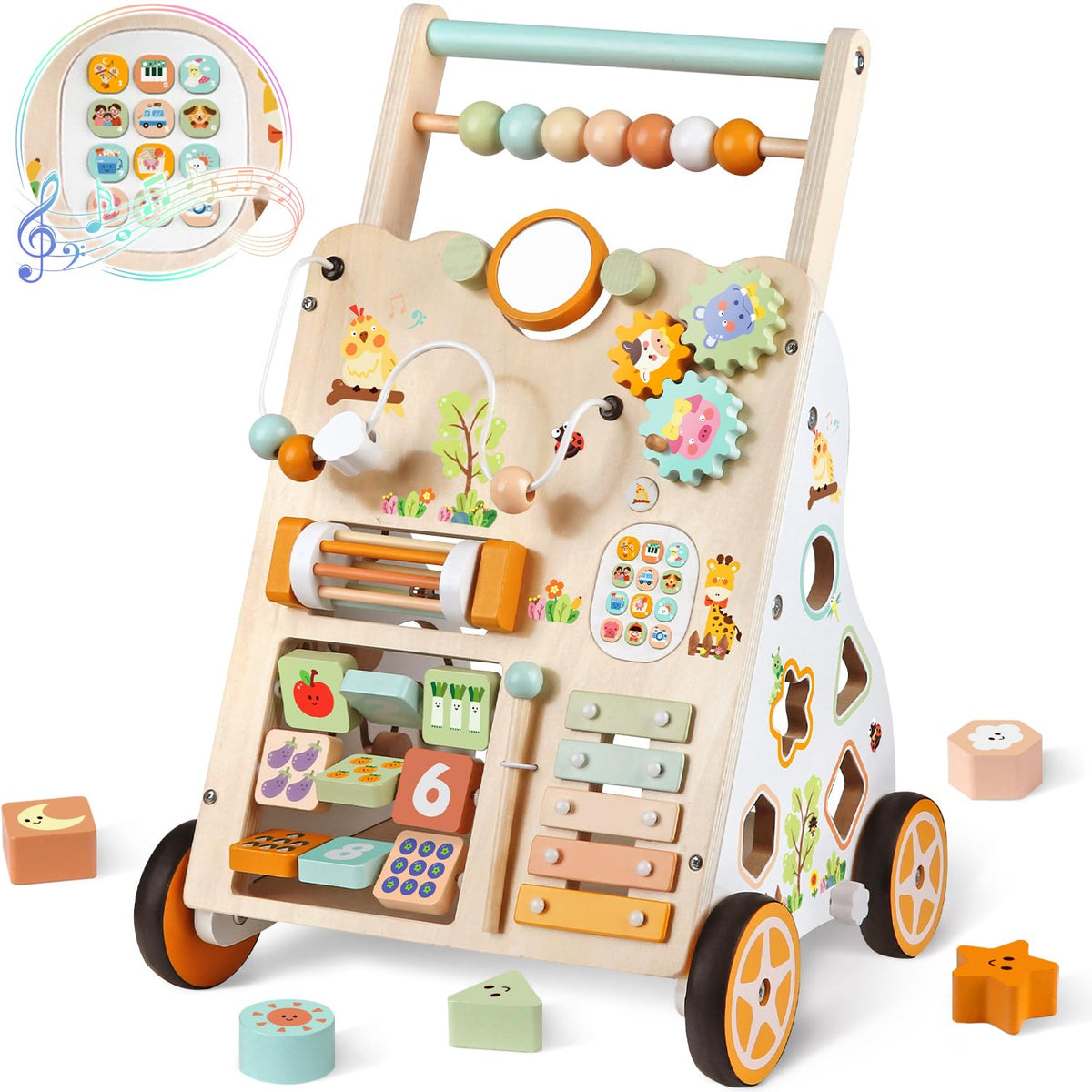 Wooden Baby Walker F9903