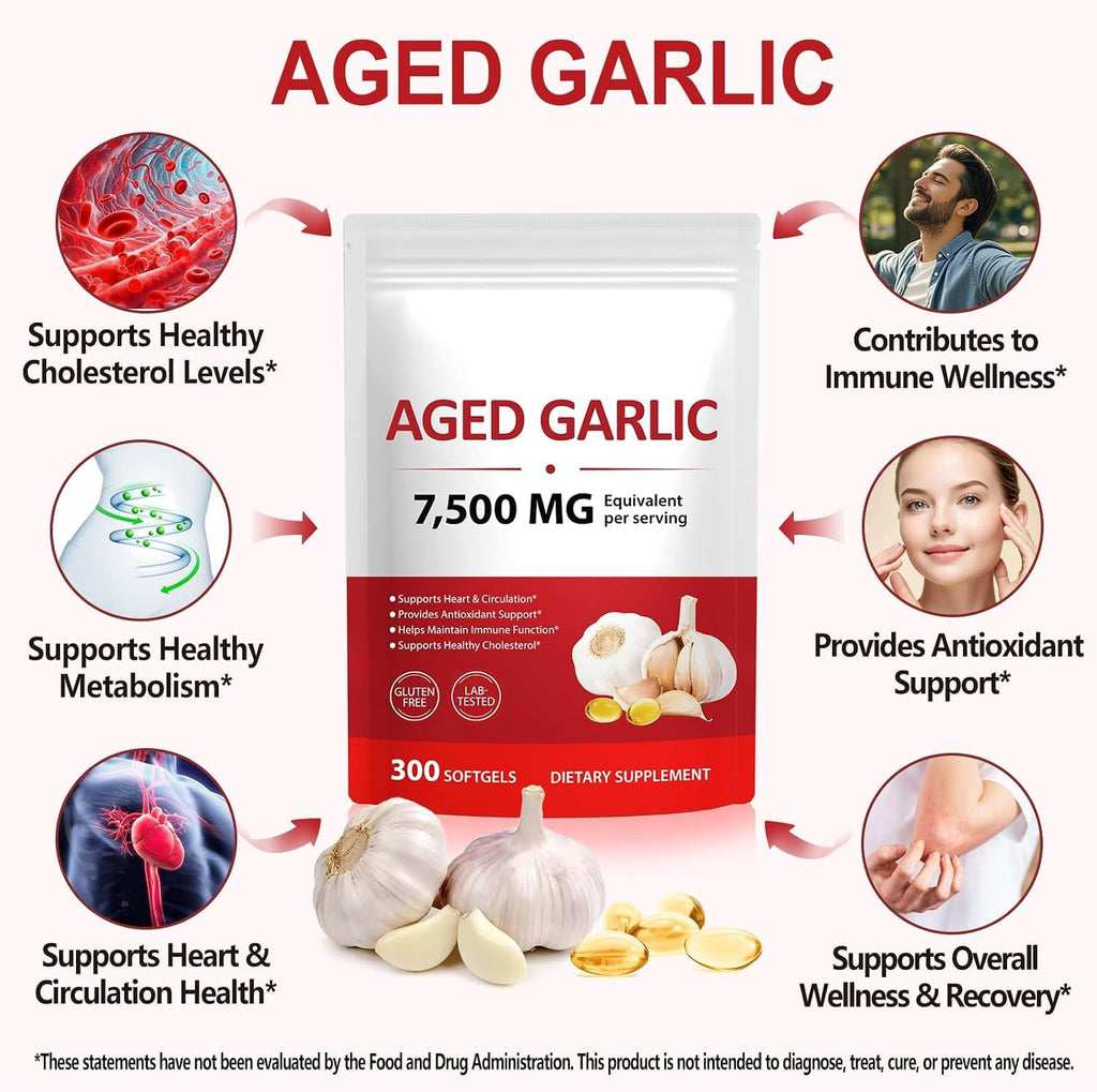 Aged Garlic Extract Capsules 7,500mg Q299325