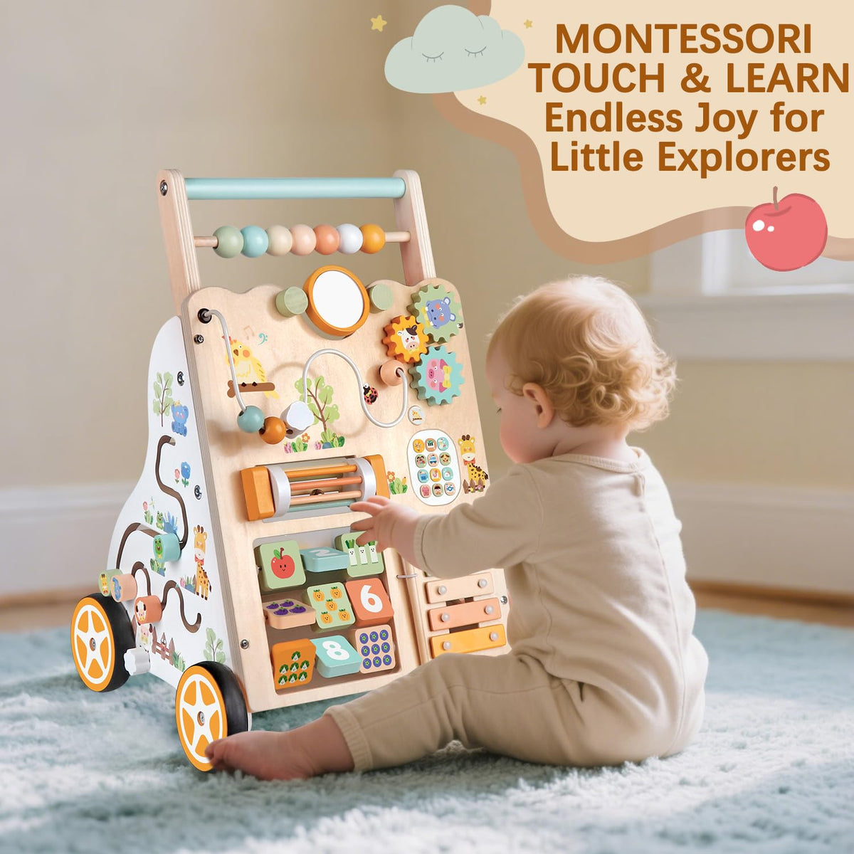 Wooden Baby Walker F9903