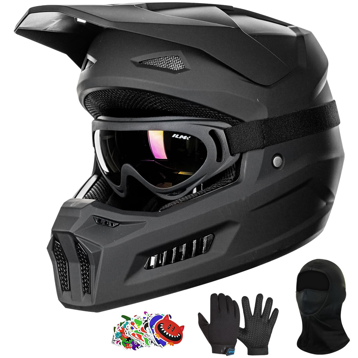 Kids Youth Full Face Motocross Helmet R815949