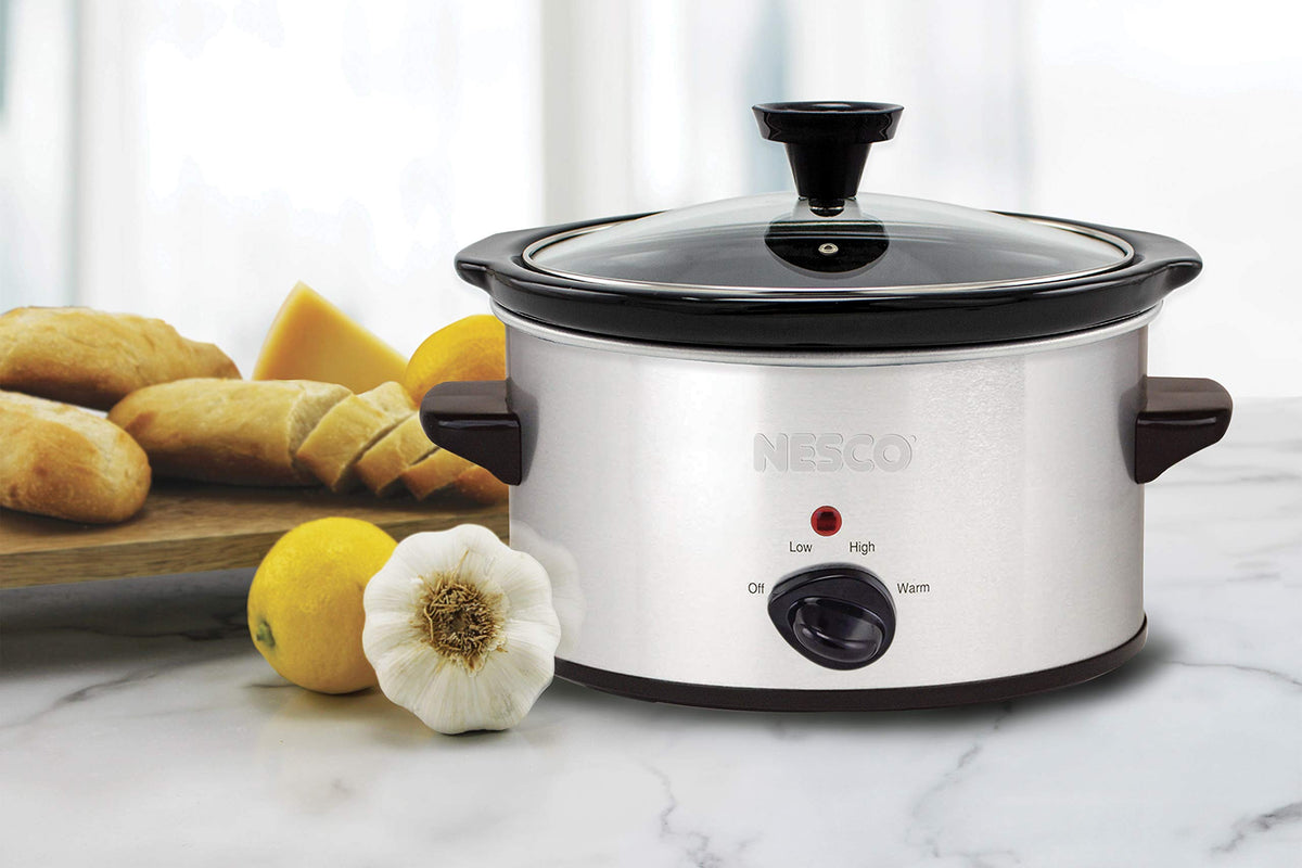 1.5 Quart Silver Slow Cooker O852065