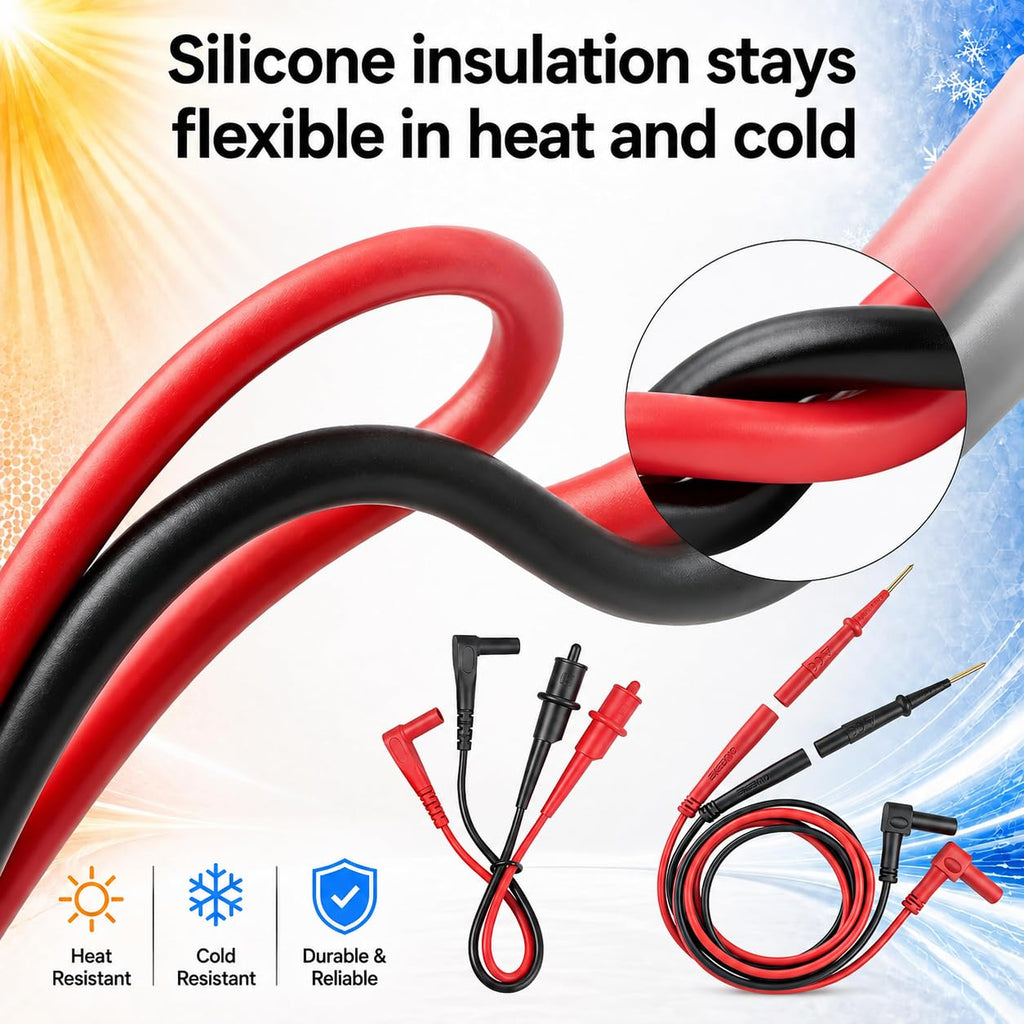 HVAC Silicone Test Lead Kit F199