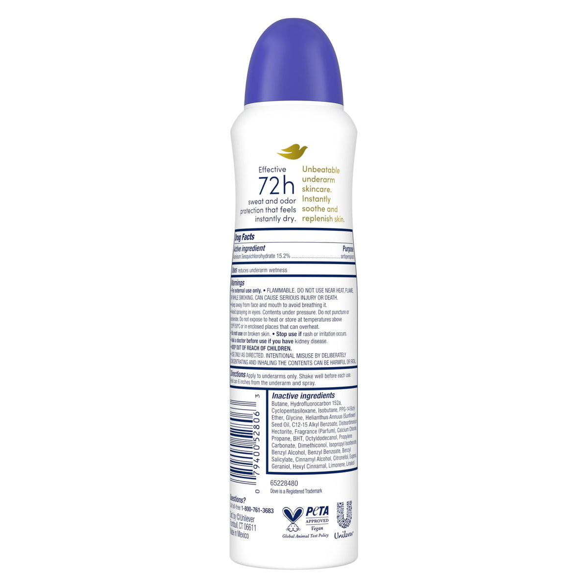 Antiperspirant Deodorant Spray 3.8 oz C44316