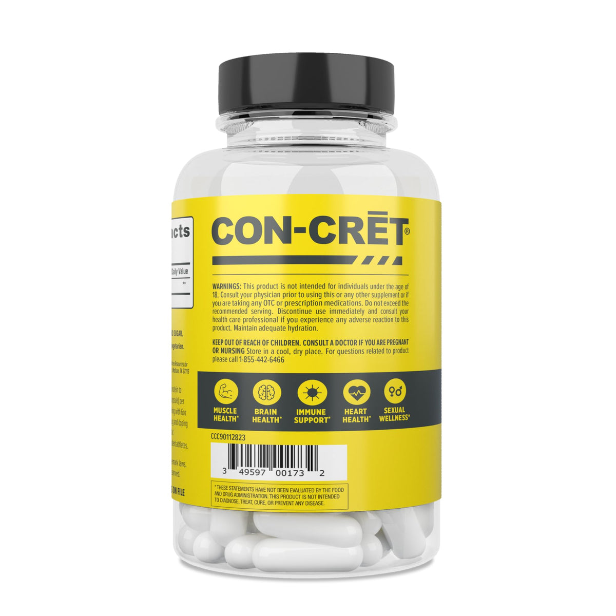 Creatine HCl Capsules 72 Count X787246