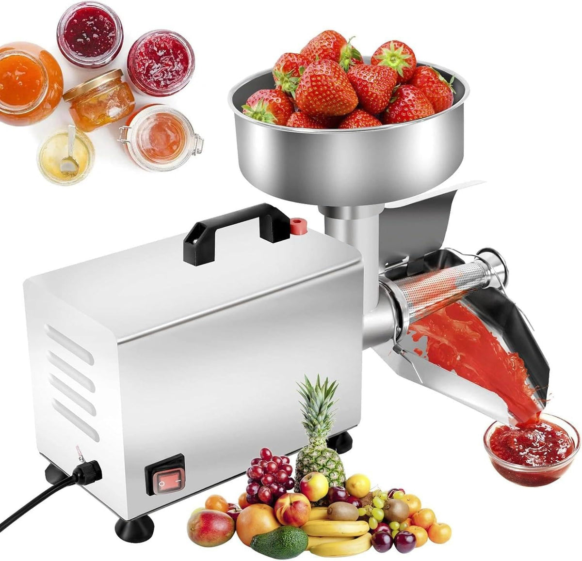 450W Stainless Steel Electric Tomato Strainer N828779