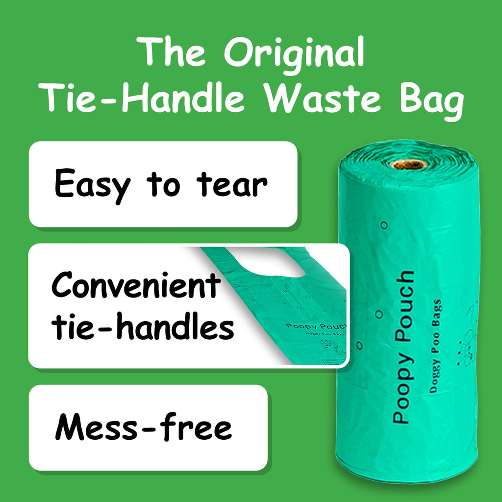 Lemon-Scented Tie-Handle Dog Poop Bags 2,000pcs T24679